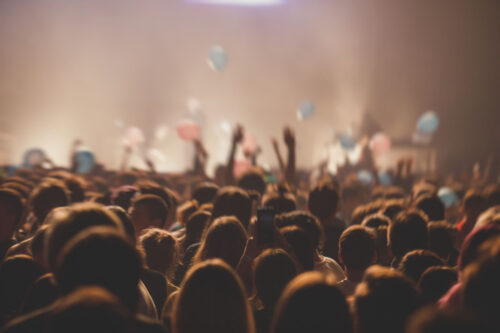 applauding, art, audience, back, background, band, bright, celebration, cheerful, club, concert, crowd, dance, disco, discotheque, electric, electronic, entertainment, event, fan, festival, fog, fun, group, happiness, happy, human, illuminated, lamp, ligh
